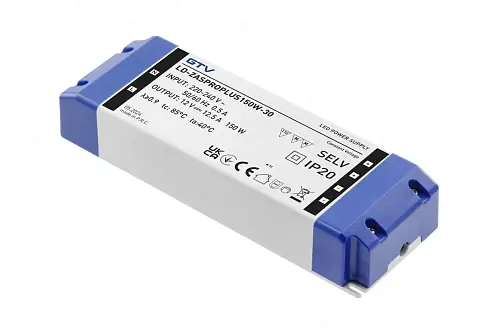 Блок питания для светодиодов LED PRO+ 220/12V 150W IP 20 — купить оптом и в розницу в интернет магазине GTV-Meridian.